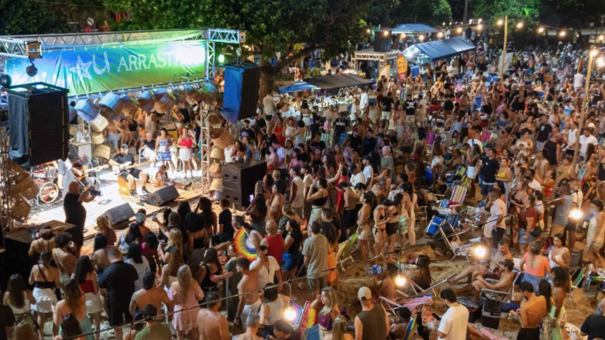 Luau Arrastão terá programação musical gratuita em São Sebastião